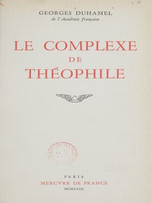 cover image of Le complexe de Théophile